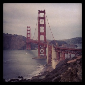 the Golden Gate from Presidio Overlook